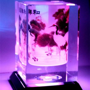 水晶筆筒