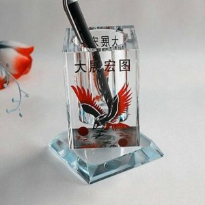 水晶筆筒