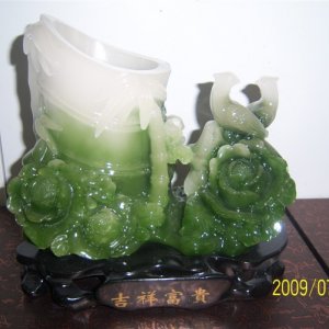 水晶筆筒