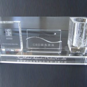水晶辦公用品