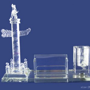 水晶辦公用品