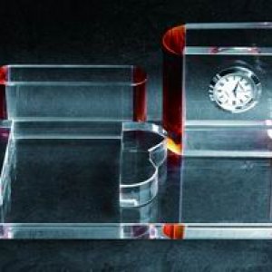 水晶辦公用品
