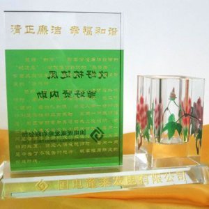 水晶辦公用品