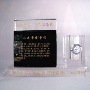 水晶辦公用品