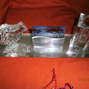 水晶辦公用品