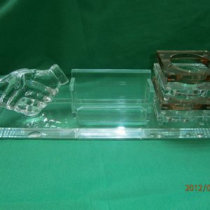 水晶辦公用品