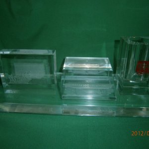 水晶辦公用品
