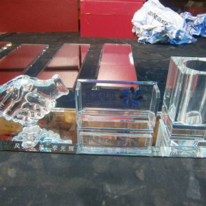 水晶辦公用品