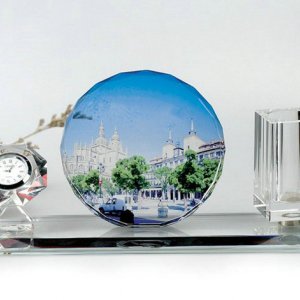 水晶辦公用品