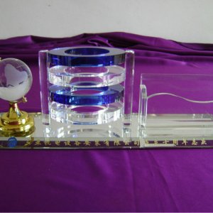 水晶辦公用品