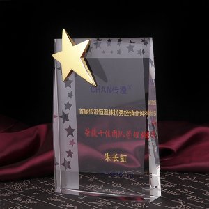 水晶獎牌