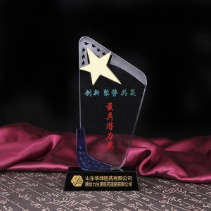 水晶獎(jiǎng)牌